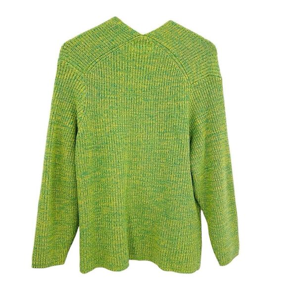 Urban Outfitters oversized bright green sweater size small - Picture 3 of 6